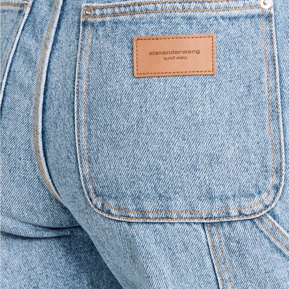 Alexander Wang Light Blue Straight Leg Jeans - Picture 5 of 9